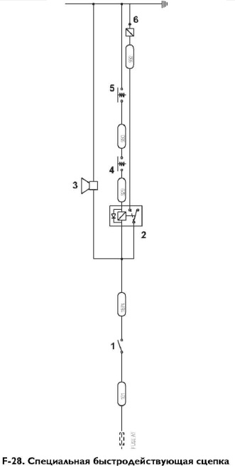 Специальная быстродействующая сцепка экскаватора-погрузчика JCB 3CX, JCB 4CX. Электрическая схема
